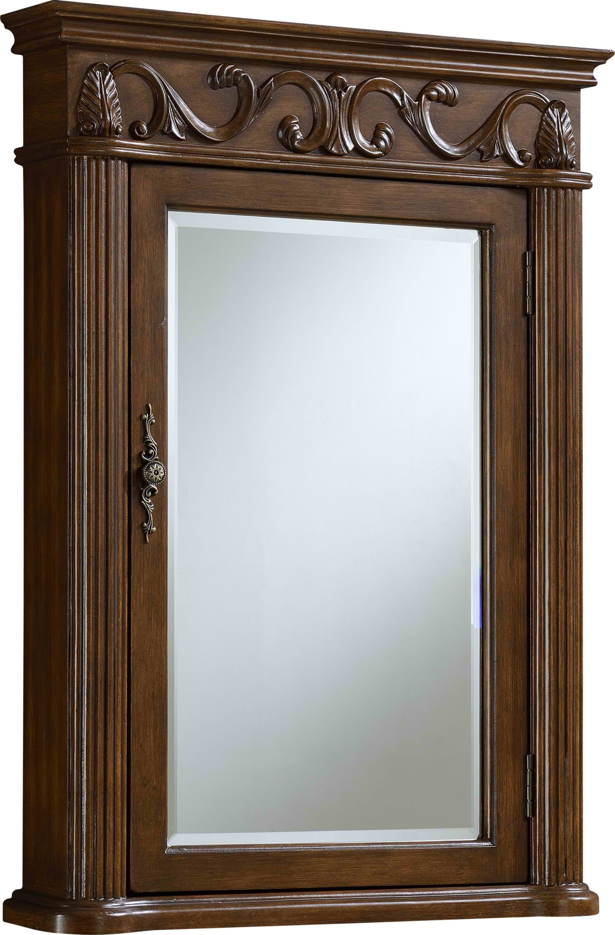 27" Deep Chestnut Finish with Matching Medicine